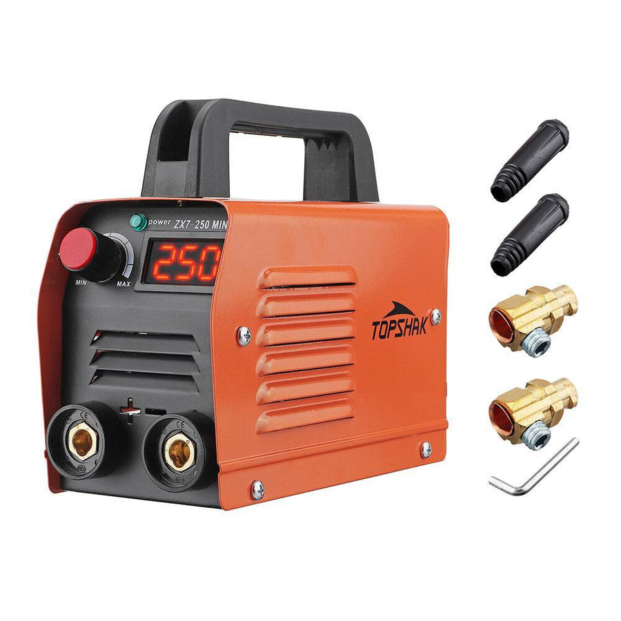 Topshak ZX7-250 250A 110V Mini Electric Welding Machine Portable Current Digital Display IGBT Welder Weld Tool - MRSLM