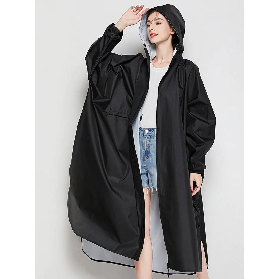 Long Waterproof Raincoat for Women