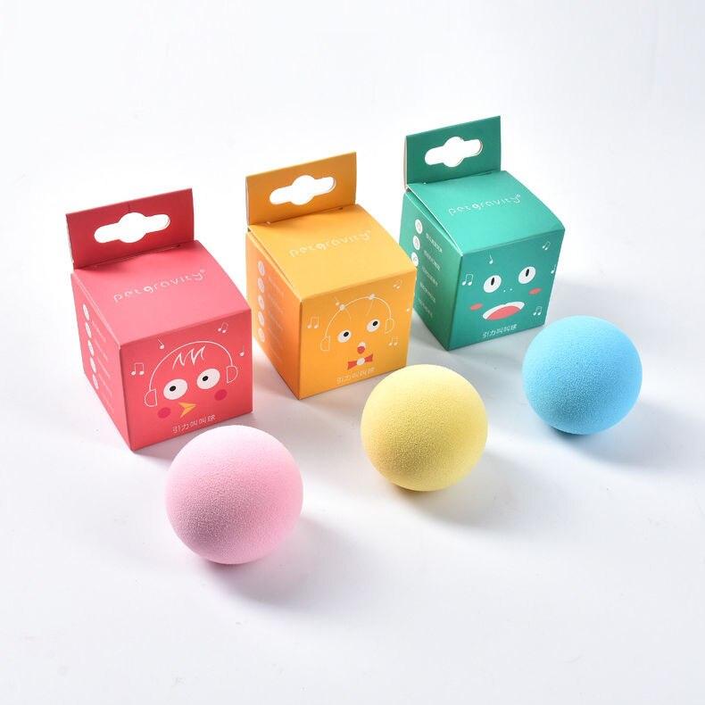 Interactive Squeak & Sound Catnip Toy Ball for Cats and Kittens