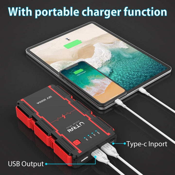 1000A Portable Jump Starter & Power Bank