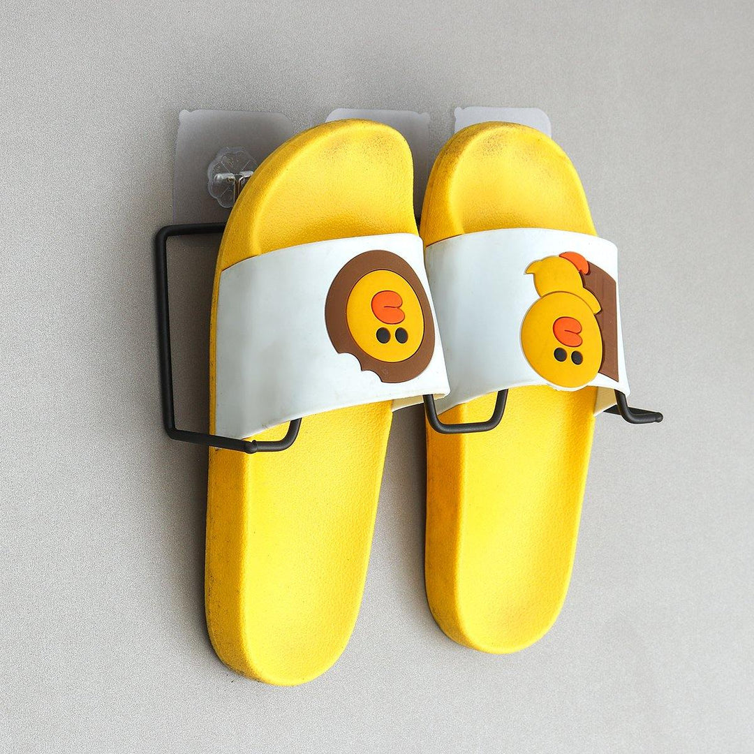 Wall-mounted Slippers Racks Bathroom Dormitory Simple Hanging Shoe Racks Household for Shoe Storage