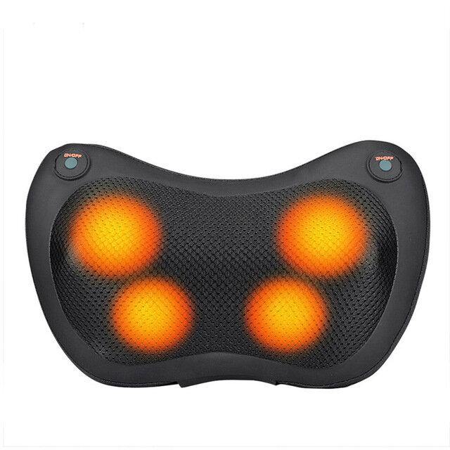 12/8/6/4 Heads Massage Pillow Electric Shiatsu Massager for Back Waist Body Cervical Pillow Home Car - MRSLM