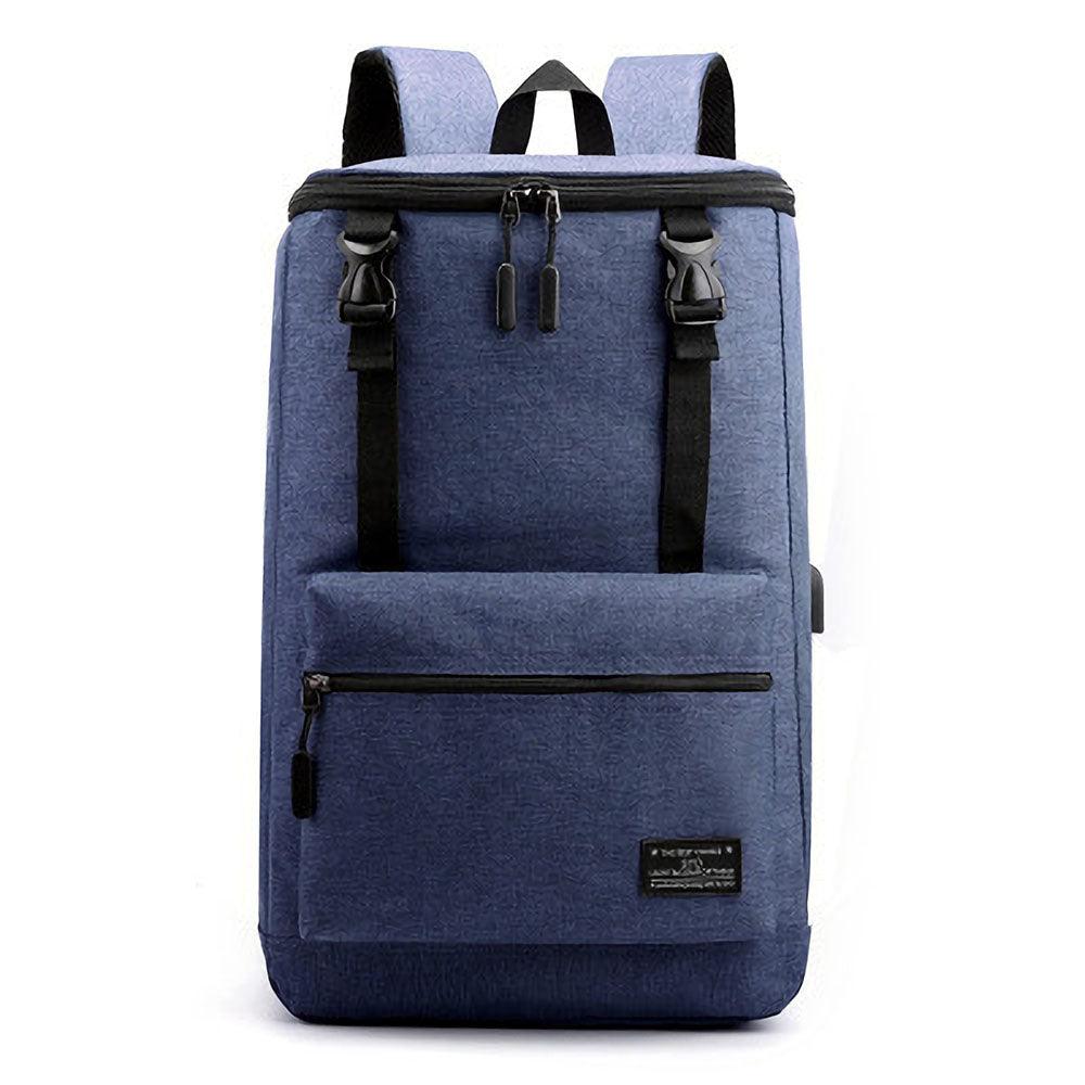 17 inch Laptop Bag with USB Charging Port  Shoulder Bag Classic Business Outdoor Stylish Backpack Travel Storage Bag