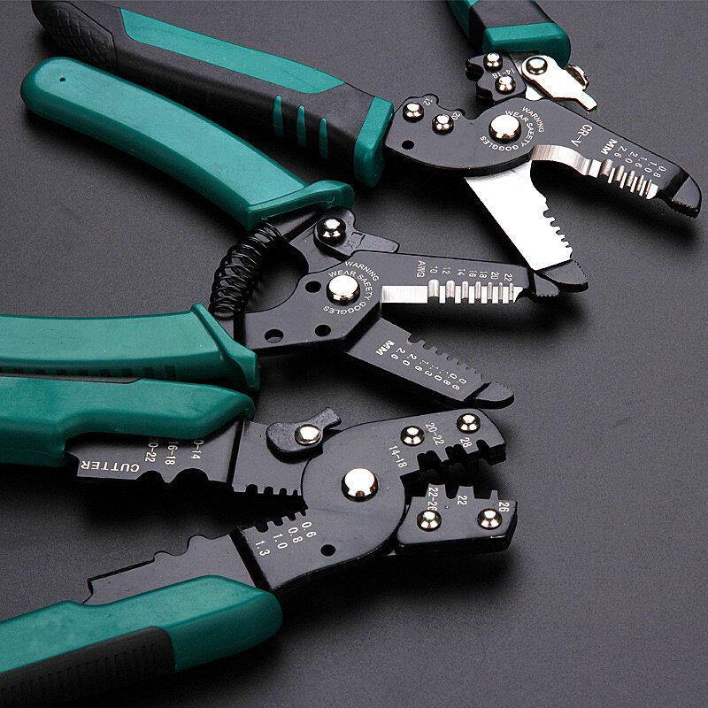 Multitool Pliers Crimping Pliers Wire Stripper Multi-functional Snap Ring Terminals Crimpper Crimping Pliers Decrustation Pliers Tools