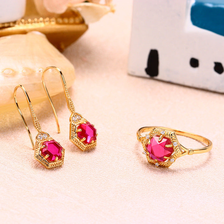 Fashion Trend Earrings Simple Temperament Geometry