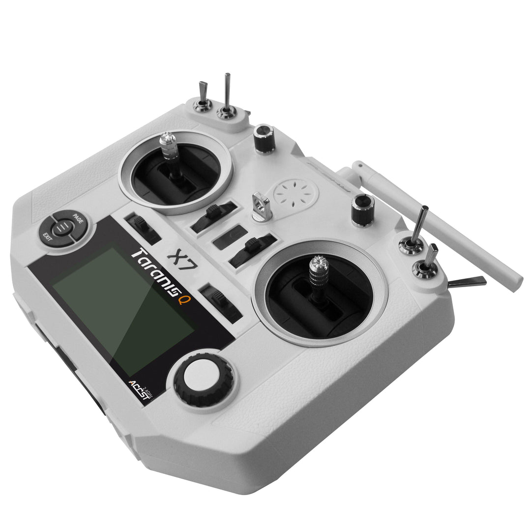 FrSky ACCST Taranis Q X7 Transmitter 2.4G 16CH Mode 2 White Black International Version for RC Drone