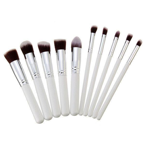 10Pcs Makeup Brushes Kit Set Blush Face Foundation Powder Cosmetic Brush Professional - MRSLM