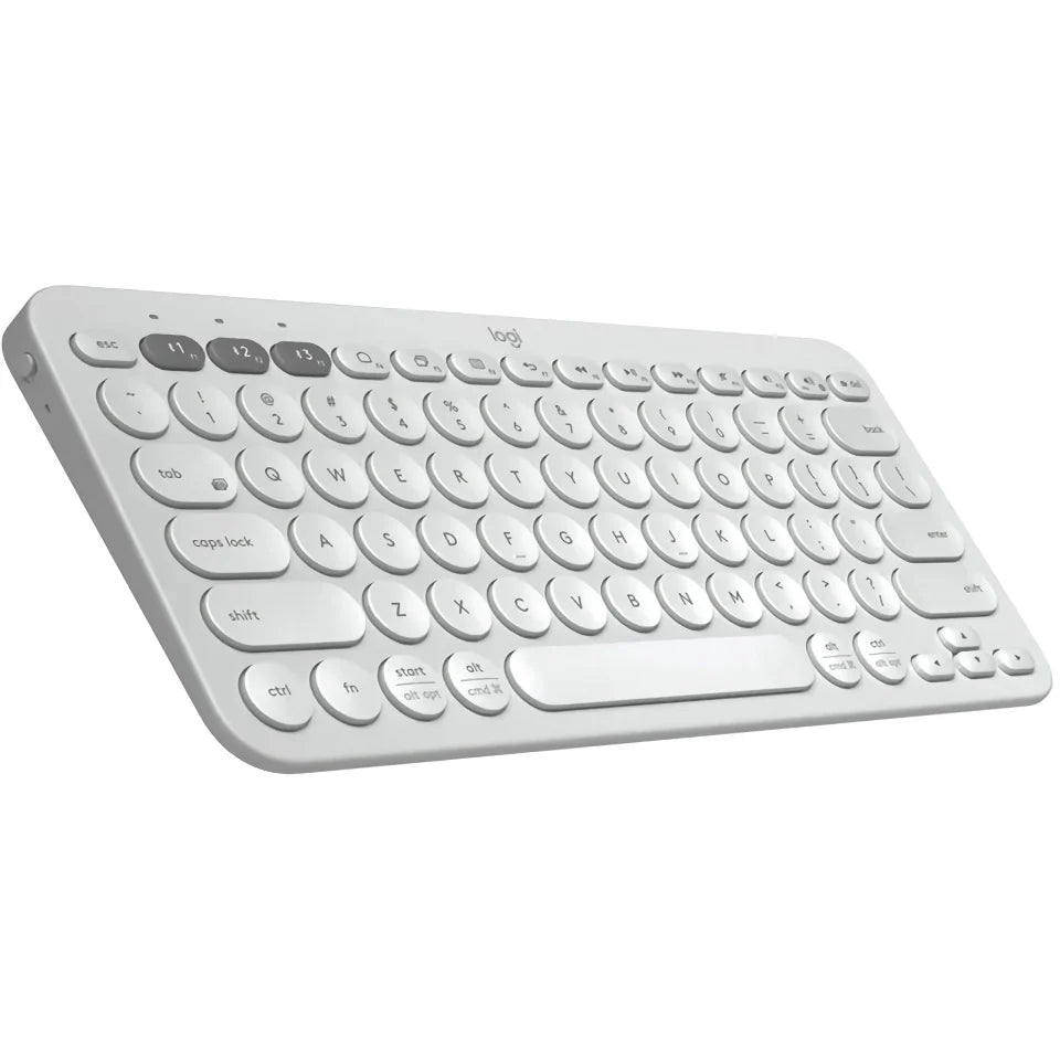 Wireless Bluetooth Keyboard for Tablets, Laptops, and Desktops - Compact Multi-Device Keyboard