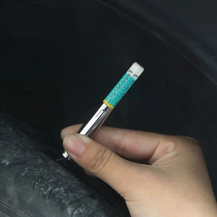 Universal Color-Coded Tire Tread Depth Gauge - Easy-to-Use Tyre Health Monitor