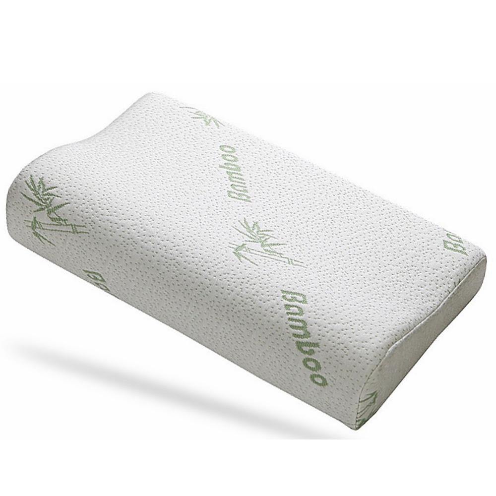 30x50cm Soft Memory Foam Pillow Bamboo Fiber Slow Rising Rebound Space Memory Sleeping Pillow