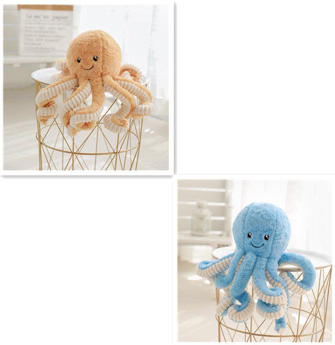 Lovely Simulation Octopus Pendant Plush Stuffed Toy