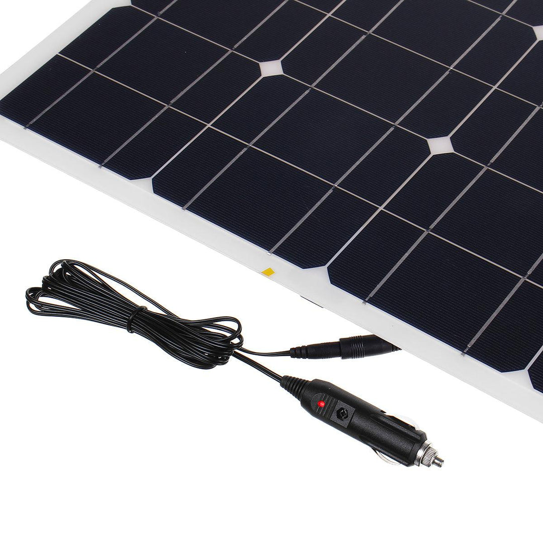 150W 18V Mono Solar Panel USB 12V/5V DC Monocrystalline Flexible Solar Charger For Car RV Boat Battery Charger Waterproof