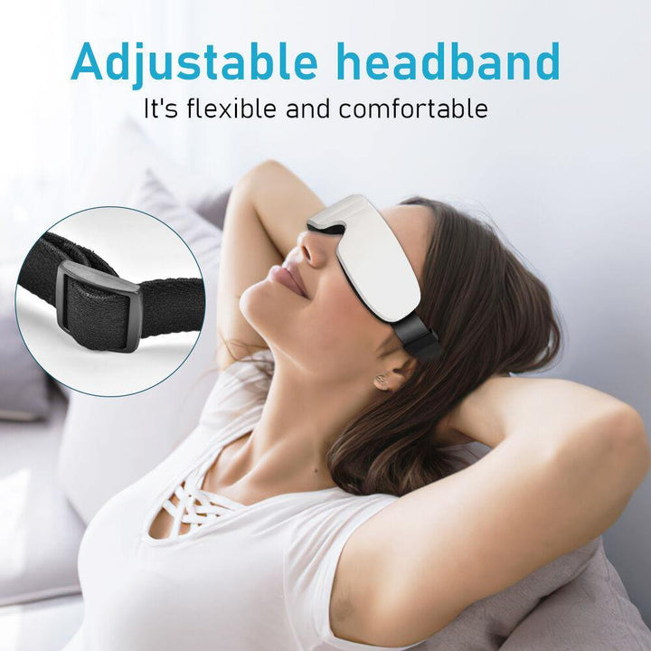 Electric Heating Massage Bluetooth Eye Massager Hot Compress Therapy Glasses Eye Care Fatigue Relief Machine