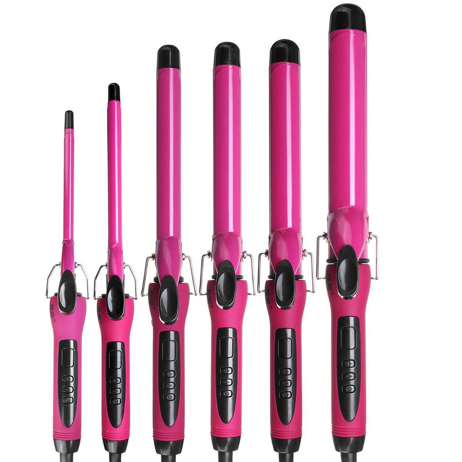 360¬∞ Rotating Electric Hair Salon Curler Tool Ceramic Curling Iron Wand - MRSLM