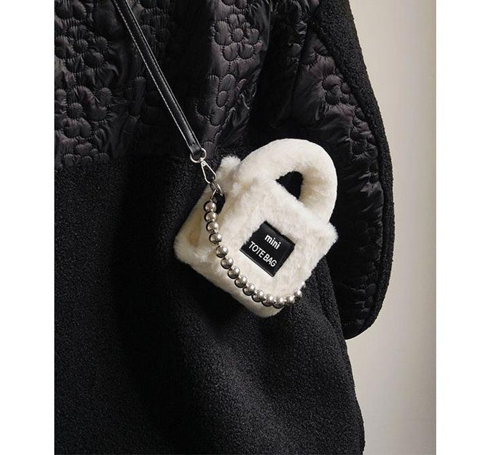 Female Plush Teddy Autumn And Winter Chain Mini Cute Bag