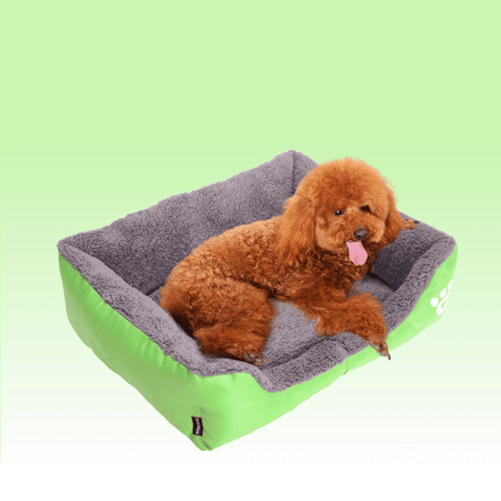 110x85x19cm Soft Dog Cat Bed Puppy Cushion House Pet Warm Kennel Mat Blanket