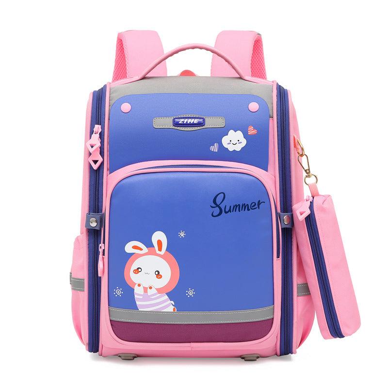 Primary School Cartoon Ultra-light Spine Protection Schoolbag