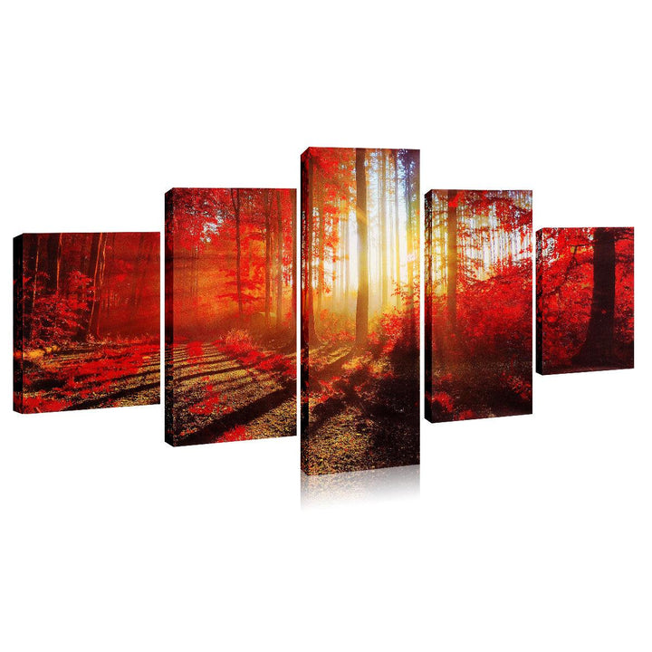 5 Panels Abstract Art Mural Modern Painting Wall Decoration Art Picture Hanging Drawing Living Decoration no Frame