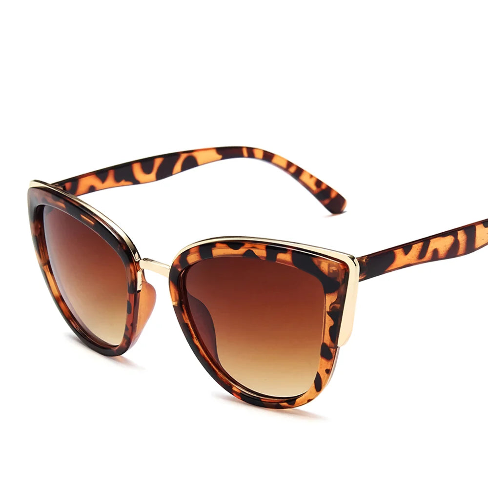 Luxury Retro Big Cat Eye Sunglasses for Women