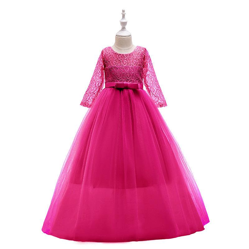 Children's Dress Long-Sleeved Large Children's Tutu Skirt