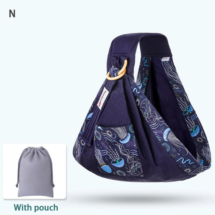 Breathable Baby Wrap Carrier: Dual-Use Sling & Nursing Cover