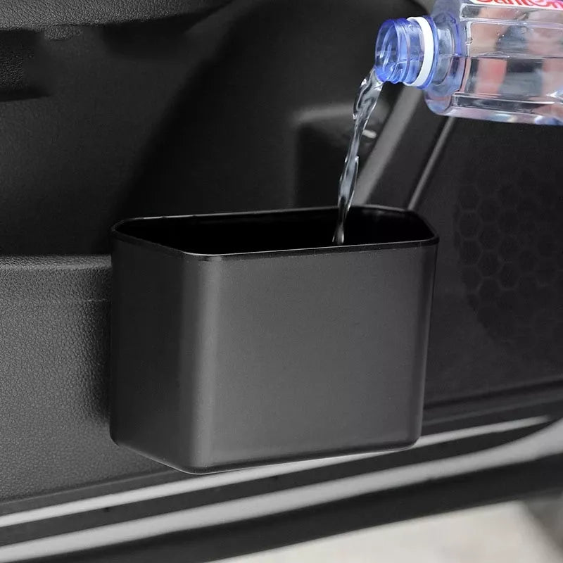 Compact Pressing Car Trash Bin