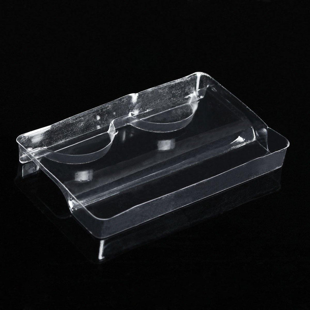 1pc False Eyelashes Packing Box Clear Transparent Reusable Portable Eye Makeup Tools