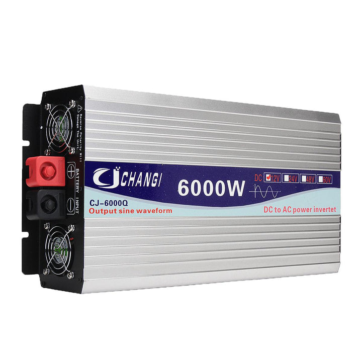 Intelligent Solar Pure Sine Inverter DC 12V/24V To AC 220V 60Hz 3000W/4000W/5000W/6000W Power Converter