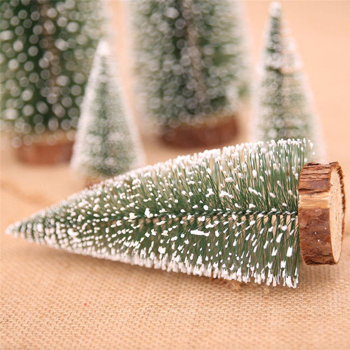 2020 Christmas Ornament Tree New Year's Mini Christmas Tree Small Pine Tree Home Office Desktop Mini Christmas Decor