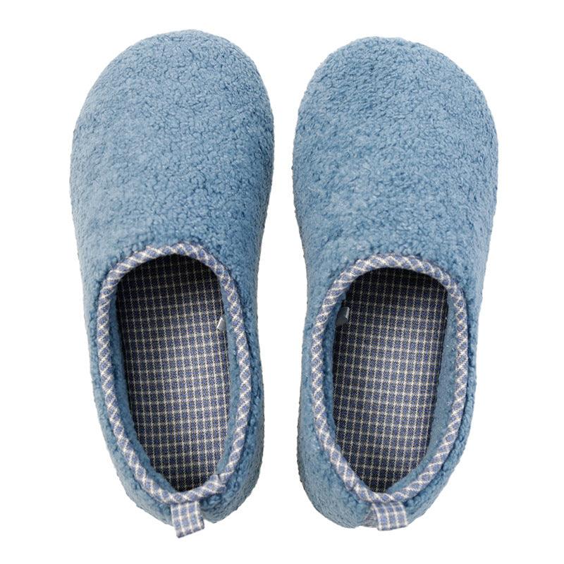 Men And Women Couple Bag With Thick Plush Cotton Slippers