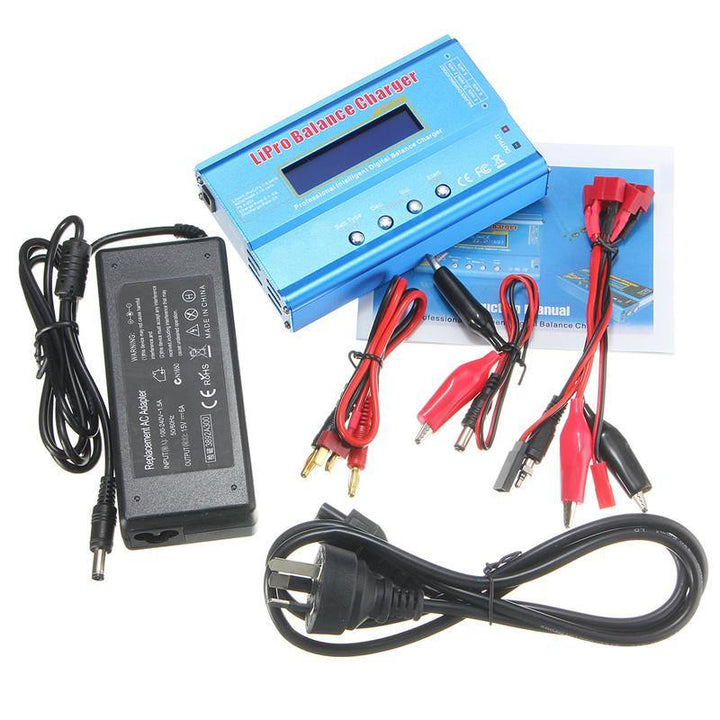 iMAX B6 80W 6A Lipo Battery Balance Charger with Power Supply Adapter - MRSLM