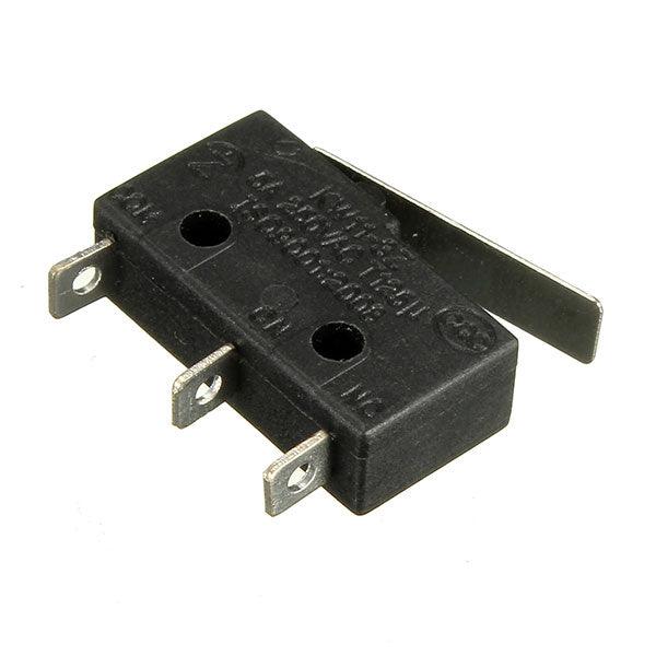 10pcs 5A 250V 3 Pin Tact Micro Switch Sensitive Microswitch Micro Switches Handle KW11-3Z Limit Switch