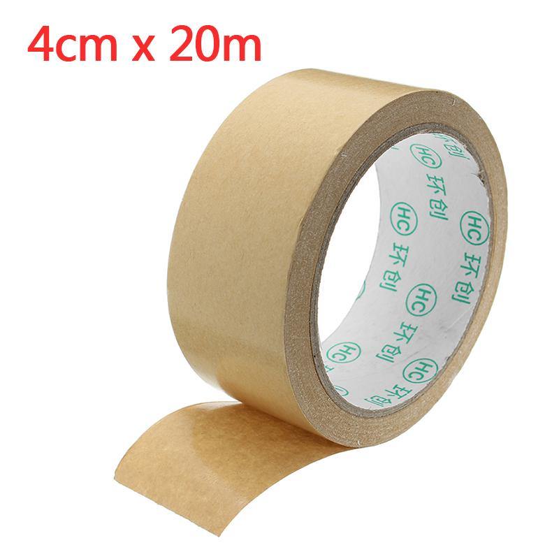 Kraft Paper Tape Strong Self Adhesive Packaging Shipping Seal Ring Tape 2 Sizes - MRSLM