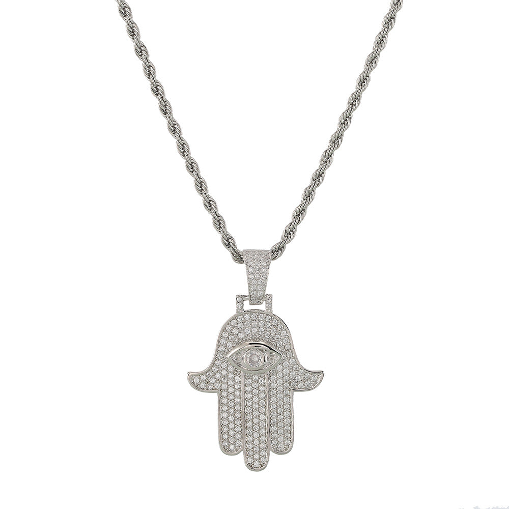 Fashion Hip Hop Necklace With Diamonds