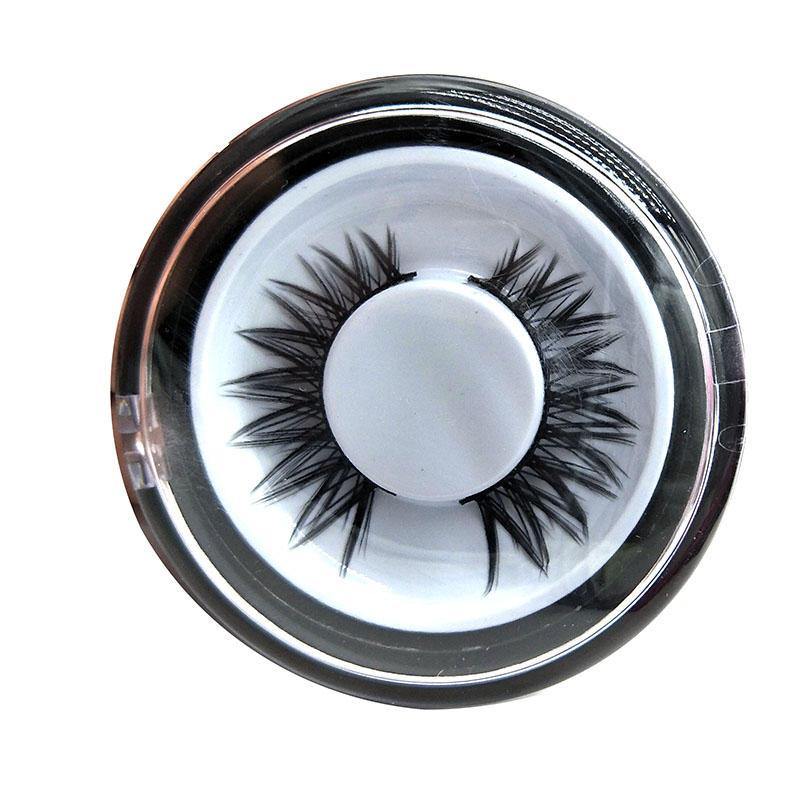 1Pair 3D Black Thick Lenthening Eye Lashes Handmade False Eyelashes Crisscross Makeup Tools