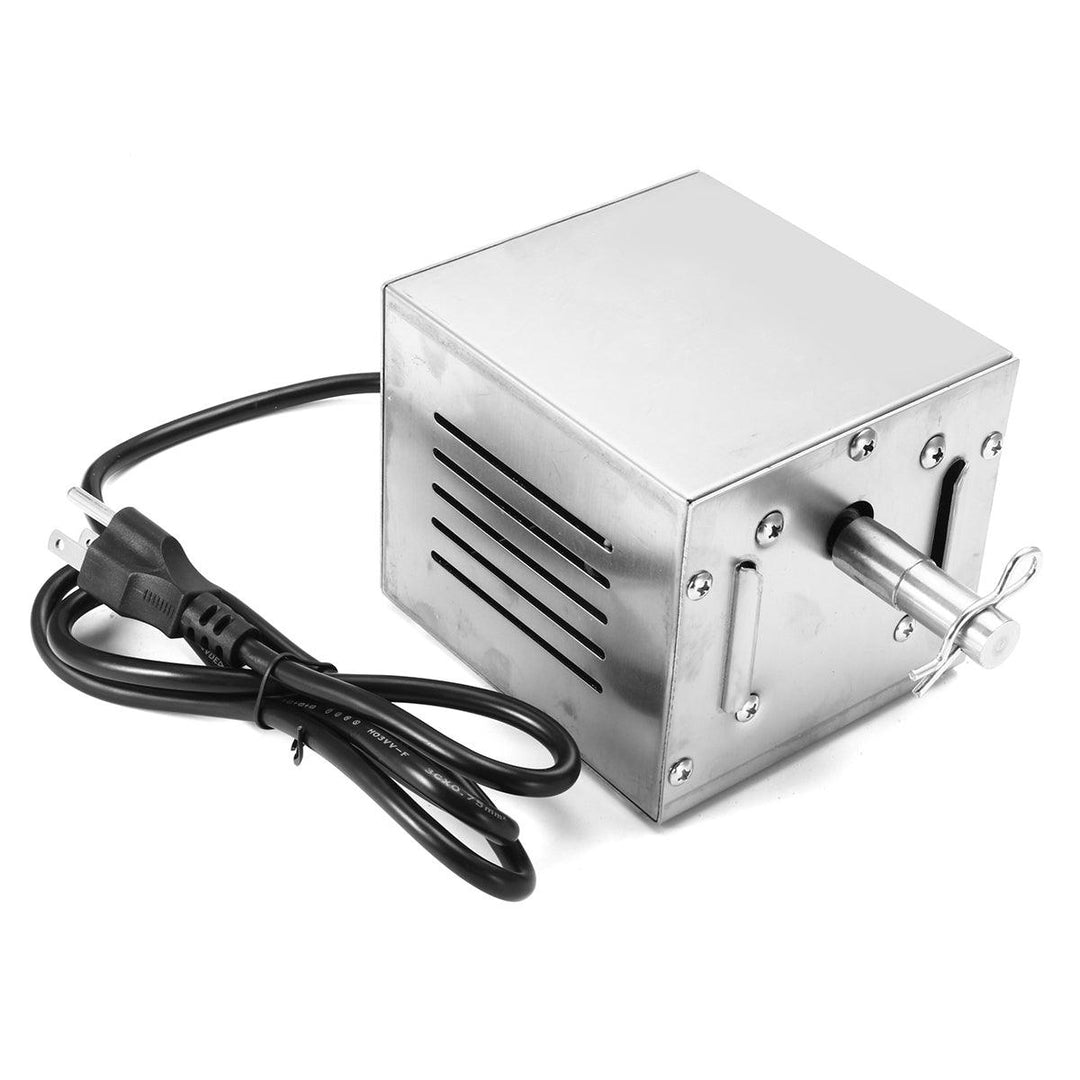 110V/220V 120KG Stainless Steel BBQ Motor Pig Chicken Grill Electric Rotisserie Roaster - MRSLM