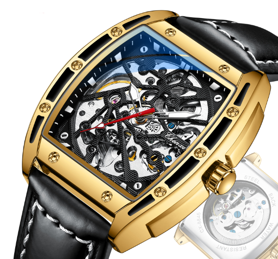 Men's Skeleton Automatic Mechanical Watch