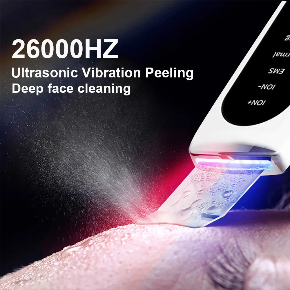 Ultrasonic Skin Scrubber: Deep Pore Cleanser & Blackhead Remover