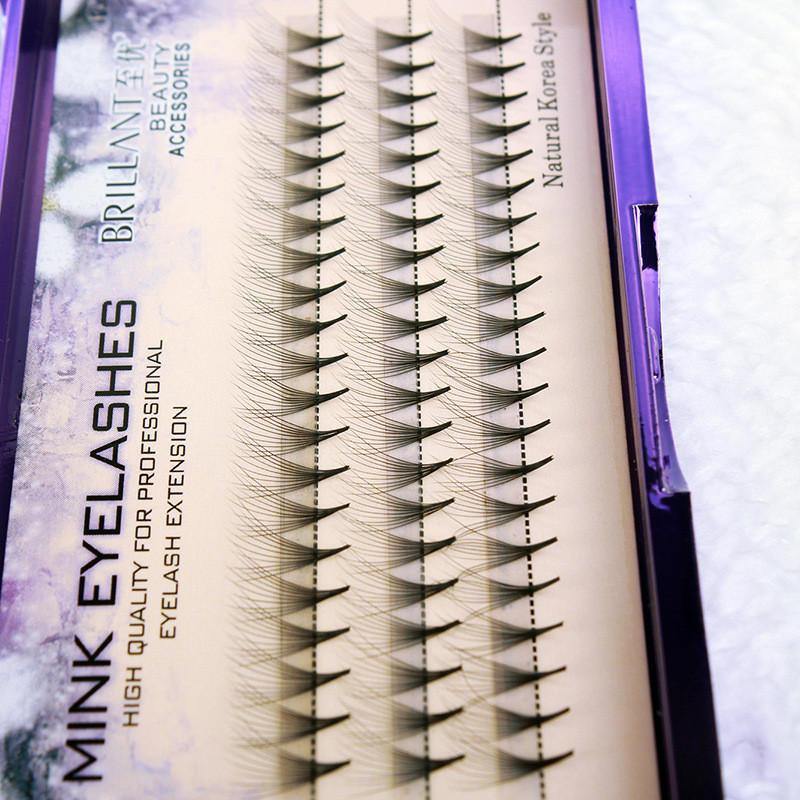 10D Black 8/9/10/12mm False Eyelash Individual Eyelashes Extension Cluster Kit Grafting Eyes Lashes