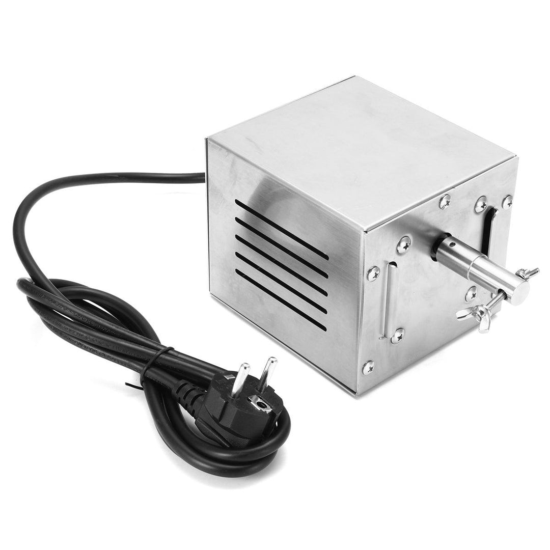 110V/220V 120KG Stainless Steel BBQ Motor Pig Chicken Grill Electric Rotisserie Roaster - MRSLM