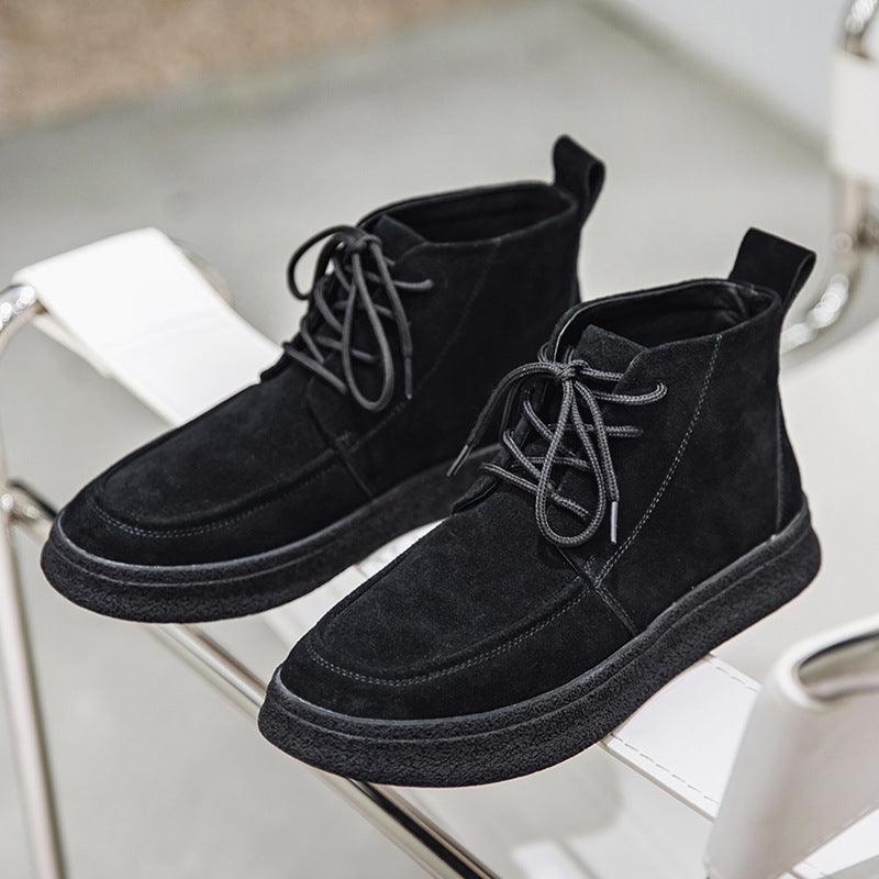 Men's Autumn And Winter Casual High-top Men's Shoes Retro Tooling Boots