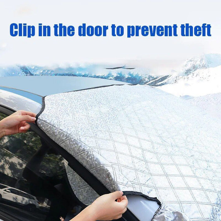 Multipurpose Magnetic Car Windshield Protector ‚Äì Snow, Ice, and Sun Cover