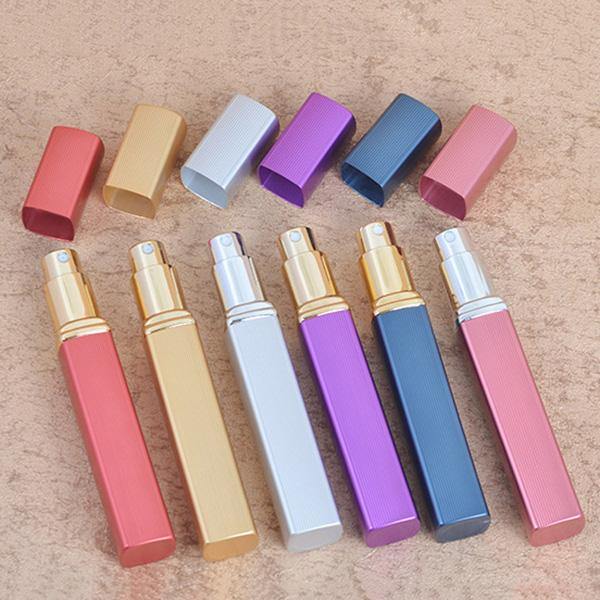 12ml Aluminum Portable Travel Perfume Atomizer Spray Refillable Bottles Cosmetic Container