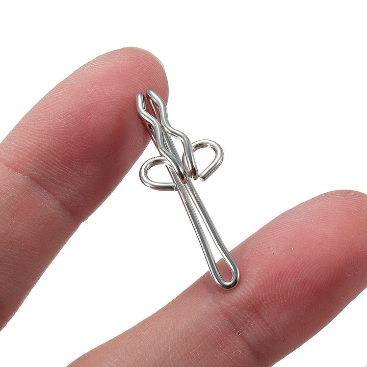 100pcs Gold/Silver Curtain Hooks Metal 28mm for Pencil Pleat Tapes Curtains Hook