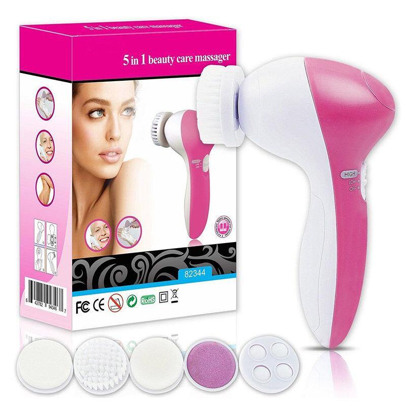 5 In 1 Electric Facial Cleaning Massager SPA Facial Cleaning Brush Household Beauty Instrument for Face Care