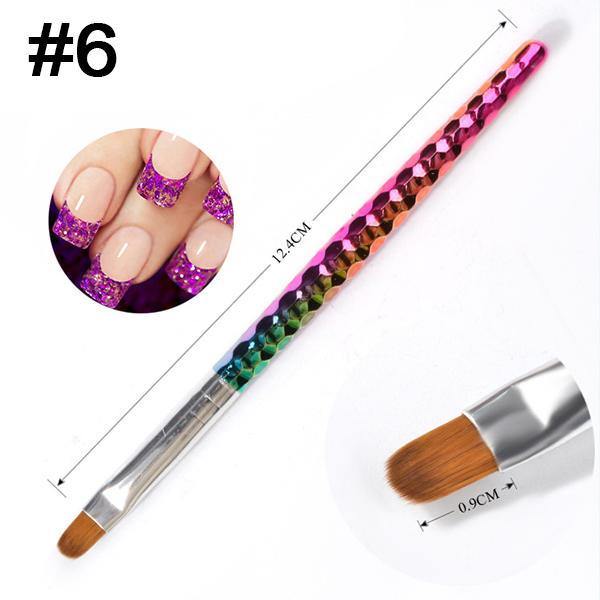 1pc Nail Art Pen Mermaid DIY Drawing Design And Line Painting Manicure Dotting Tools - MRSLM