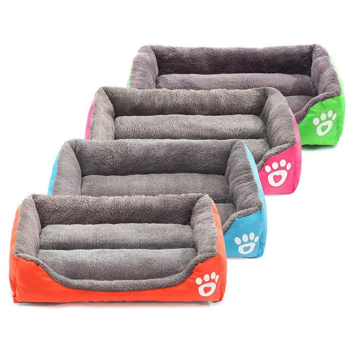 110x85x19cm Soft Dog Cat Bed Puppy Cushion House Pet Warm Kennel Mat Blanket