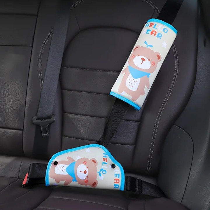 Kid's Comfort Car Seatbelt Protector with Cartoon Design