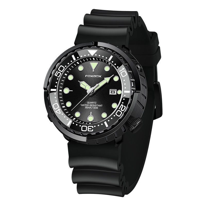 Men's Quartz Watch Three-pin Calendar Waterproof