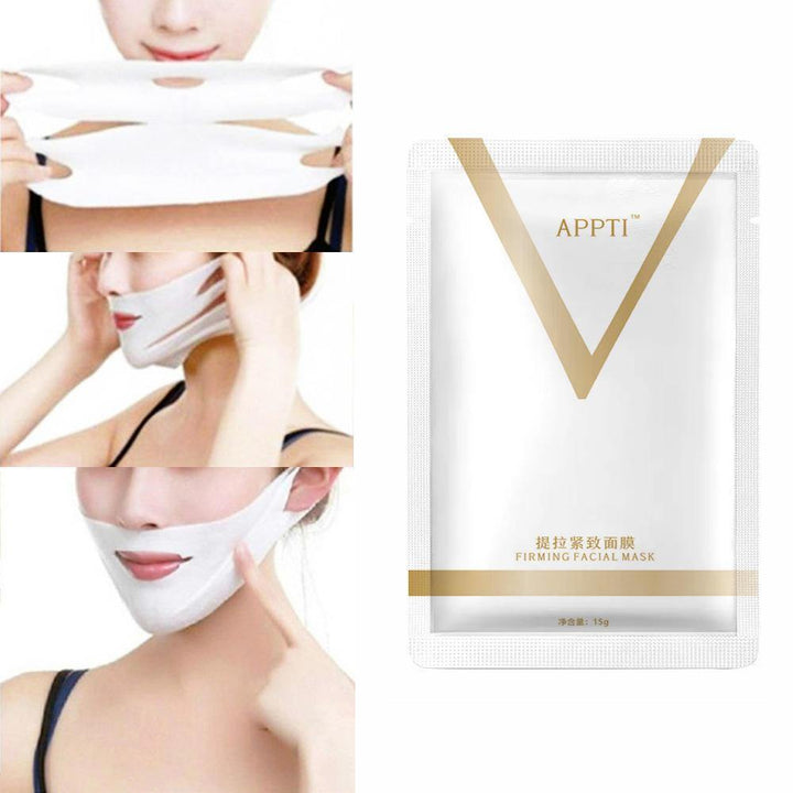 V-Shaped Face Mask Firming Face-Lifting Ear Mask Moisturizing Anti-Wrinkle Mask